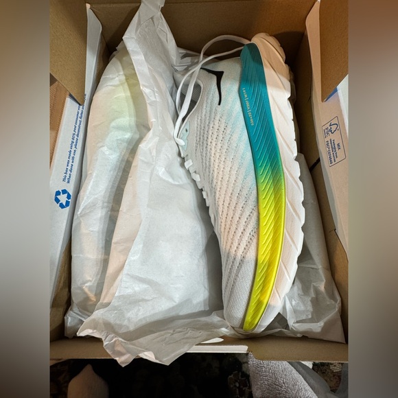 Hoka One One Mach 5 Women White/Blue Glass
Running Shoes Sneakers Size 8.5 - Picture 12 of 13